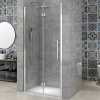 NOMI 65 Číre Sprchové dvere zalamovacie