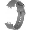 eses Silikónový remienok pre Huawei Watch Fit a Huawei Watch Fit New - Sivý