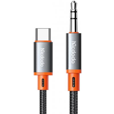 Mcdodo CA-900 USB-C na 3,5 mm AUX mini jack, 1,8m, černý