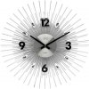 Nástenné dekoračné hodiny JVD HT114.1, 45cm strieborná