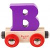 Bigjigs Rail Vagónik drevené vláčikodráhy - Písmeno B