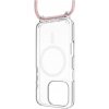 Fixed MagPure Neck puzdro s ružovou šnúrkou na krk pre Apple iPhone 16 Pro Max FIXPUNM-1403-PI