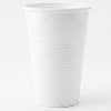 Jednorazové plastové biele poháre 300 ml 12 ks na studené nápoje, catering a outdoor