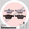 ZIMMERMANN Sada brzdových platničiek kotúčovej brzdy 23793.900.1