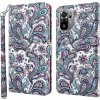 Peňaženkové 3D kožene puzdro Painting na Xiaomi Redmi Note 10/10S - Swirl Pattern