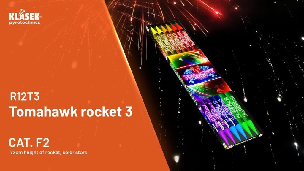 Rakety Tomahawk Rocket 3 set 12 ks 72 cm