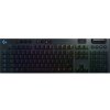 Logitech herní klávesnice G915 LIGHTSYNC RGB/ mechanická/ bezdrátová/ GL taktilní/ USB/ US layout/ Carbon