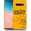Picasee silikónový prehľadný obal pre Samsung Galaxy S10 Plus G975 - Enjoy