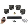 Monitorrs Security AI IP 4 kamerový set 5 Mpix GDome (6371K4) (Monitorrs Security)