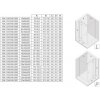 New Trendy EXK-1237/EXK-0006 REFLEXA štvorcový sprchový kút 90 x 90 cm, ľavý chróm