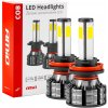 LED žiarovky hlavného svietenia H8/H9/H11 COB 4Side AMiO