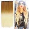 Clip in rýchlopás rovný na predlžovanie a zahustenie vlasov ombre 666 / 27T613