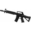 HafoToys Kapslíková kovová puška čierna s dlhou hlavnou sériou V525 (M16)