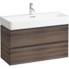 Laufen Priestorová skrinka pod umývadlo 93,5 cm, tmavý jilm H4102021601031