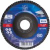 LUX-TOOLS Lamelový brúsny kotúč na kov, zrnitosť K80, pr. 115 mm