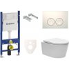 Cenovo zvýhodnený závesný WC set Geberit do ľahkých stien / predstenová montáž + WC SAT Brevis SIKOGES7W1S