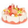 Ecotoys narodeninová torta na krájanie s doplnkami 82 kusov