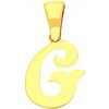 iBrill Zlatý prívesok – písmeno “G” 38631