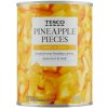 Tesco Ananás kúsky v sladkom náleve 565 g