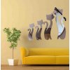 Moderná samolepka na stenu - Čierne mačky 3033 OX013-Wall sticker HEU-
