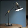 Orion | Orion LA 4-1222/1 - Stolná lampa SCHILLER 1xE27/40W/230V čierna/bronz | OR0205