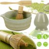 DARČEKOVÁ SÚPRAVA NA ČAJ MATCHA: MISKA, METLIČKA, PODSTAVEC, LYŽIČKA