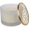 Sklo s vonným voskom a vekom Blush Bordeaux priemer 11,1 cm x 8,1 cm bielo-zlaté