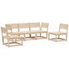 VidaXL 5-dielna súprava záhradného nábytku, masívne borovicové drevo