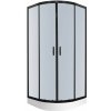 KERRA - Sprchová kabína Tiara 80x80 štvrťkruh s vaničkou 5907548112651