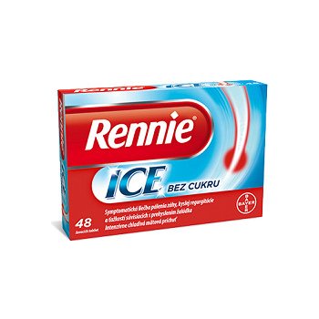 Bayer Rennie Ice bez cukru 48 ks