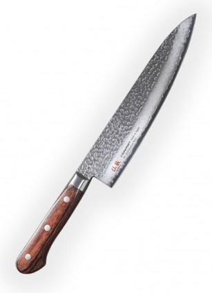 Suncraft nůž Gyuto Chef Senzo Universal Tsuchime Damascus 210 mm