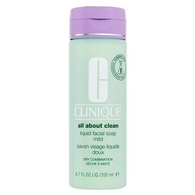 Clinique All About Clean Liquid Facial Soap Mild čisticí pleťové tekuté mýdlo 200 ml pro ženy
