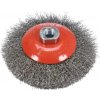 Yato - Rotačná kefa určená na čistenie INOX, M14, 125mm