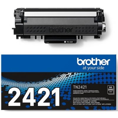 Brother TN-2421 toner originál pre HL-L2312D, DCP-L2512D, MFC-L2712DN, 3000 strán, čierny