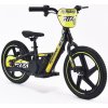 Detské elektrické odrážadlo RIRIBIKE RTX6 24V (16”), žlté, Lítiová batéria, 250W Motor, Kotúčová brzda, Nastaviteľné mäkké PU sedadlo
