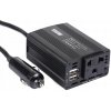 AUTOMOBILOVÝ MENIČ NAPÄTIA 12V 220V 150W