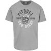 PitBull West Coast - pánské triko SKULL LOGO šedé S