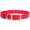 Plastový obojok Dogtrace s okom, červený