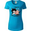 Mačka urobím čo chcem - Dámske tričko z organickej bavlny Origin (GOTS) - 2XL ( Svetlý tyrkys )