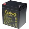 Long olovený akumulátor HighRate F2 pre UPS, EZS, EPS, 12V, 5Ah, PBLO-12V005-F2AH