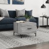vidaXL Konferenčný stolík sivý dub sonoma 50x50x40cm spracované drevo 829408