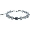 CITY STORM Dámsky náramok z koráliek a ocele - čierny 8 mm + pri tomto produkte si môžete zvoliť dĺžku retiazky