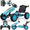 Go-kart Milly Mally šliapacia motokára Rocket tyrkysová