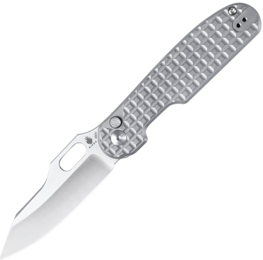 Kizer Cormorant Button Lock Knife Titanium Ki4562A4