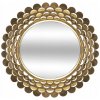 Zrkadlo Atmosphera nástenné okrúhle, kovový rám, 900 x 900 mm