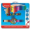 Pastelky Maped Color´Peps Metal Box, 24 farieb