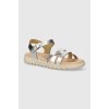 Detské kožené sandále Geox SANDAL SOLEIMA J45GSA.000CF.36.39 strieborná EUR 39