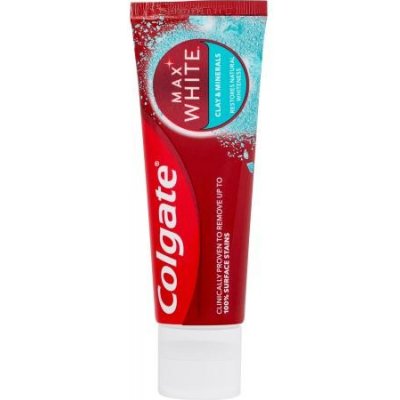 Colgate Max White Clay & Minerals bieliaca zubná pasta s ílom a aktívnymi minerálmi 75 ml