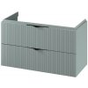 Cersanit Tirso, závesná skrinka pod umývadlo 994x447x572 mm, zelená matná, S1015-012