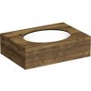 Kompaktná doska pod umývadlo so zapusteným umývadlom Intedoor TRENTA Compact dub dĺžka 60 cm až 160 cm x 50 cm S výrezom